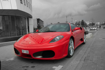 ferrari car red