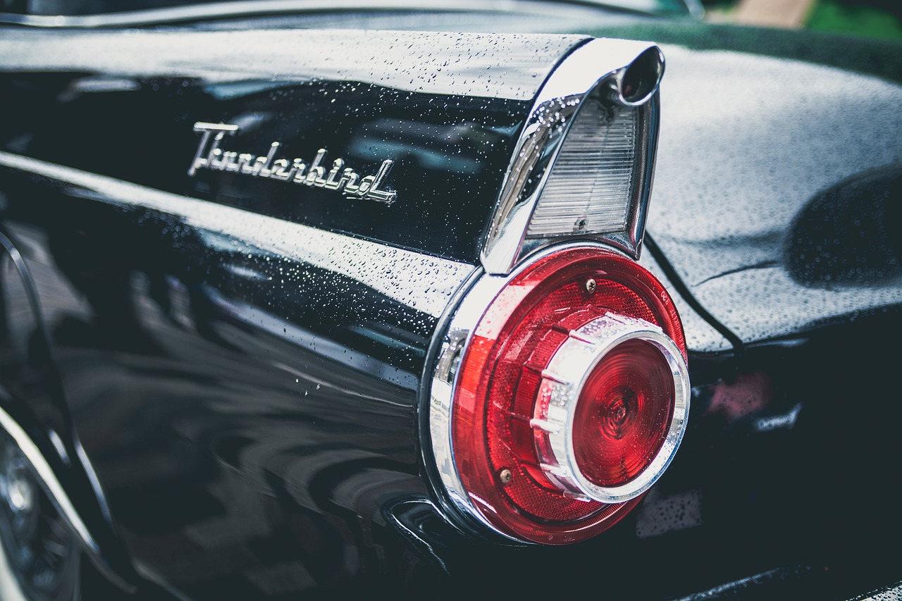 thunderbird car vintage classic