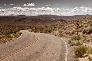 road on desert during daytime